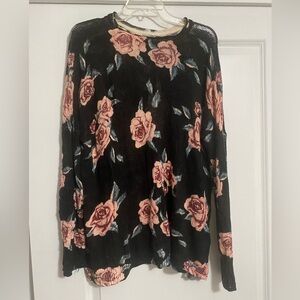 Mumu Bonfire Rose Floral Knit Sweater